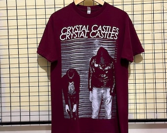 Crystal Castles グラフィックTシャツ - ユニセックス バンドTシャツ