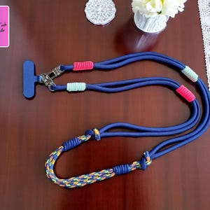 Adjustable Phone Lanyard | Detachable Neck Strap Clip | Universal Anti-Lost Cord | Key Fob Holder | Colorful Mobile Accessory