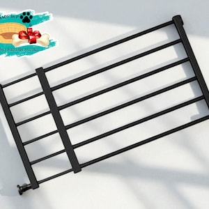Indoor Dog Gate Retractable | Freestanding Pet Fence | Nail Free Setup | Reusable Puppy Barrier | Small Medium Dogs Safety