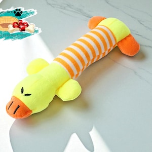 Wild Goose Squeaky Pet Toy | Teeth Cleaning Plaything for Dogs | Puppy Training Accessory | Fun Playtime Supply Entertainment Gift Item Idea