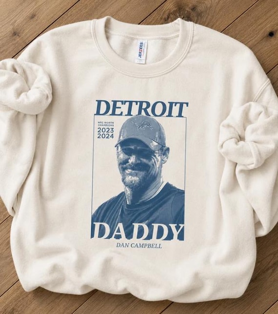 Vintage DET Football DC Crewneck Sweatshirts & TShirts