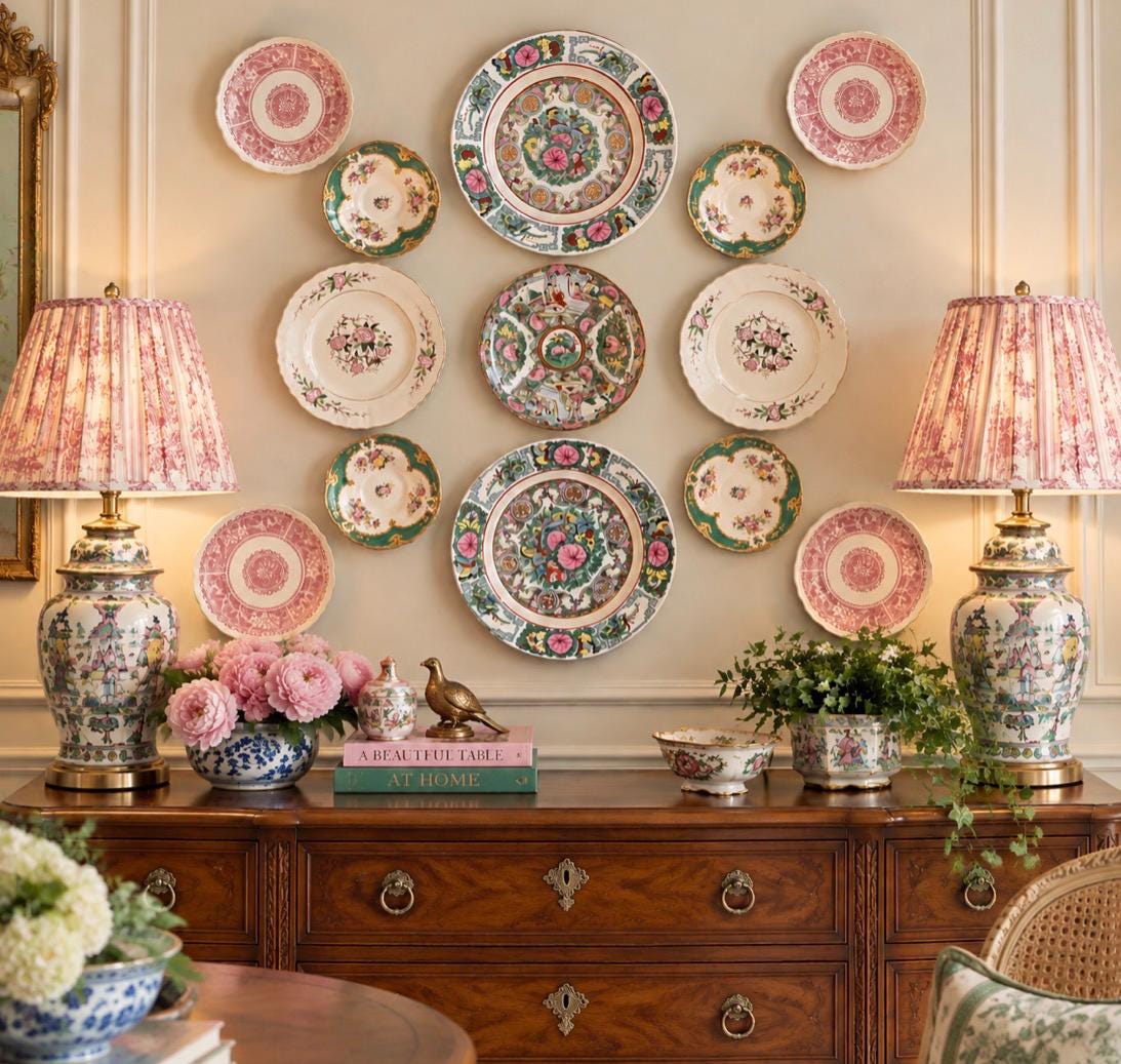 Colorful Vintage Plates - Etsy