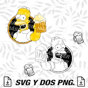 Vectorized Homer Simpson Beer, Homer Simpson Beer