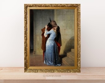 El beso de Francesco Hayez, 1859 / Arte famoso / Arte imprimible