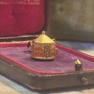14K Yellow Gold Florence Baptistery Charm Pendant