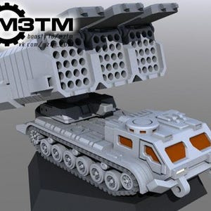 6mm Sci-Fi Heavy LRM Carrier – Resin Combat Vehicle.