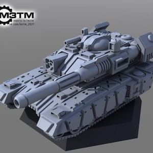6mm Sci-Fi Heavy Tank – Armored Rommel Model