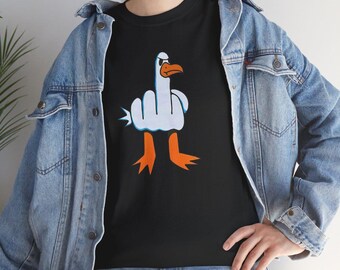 Rude Seagull Art Unisex T-Shirt