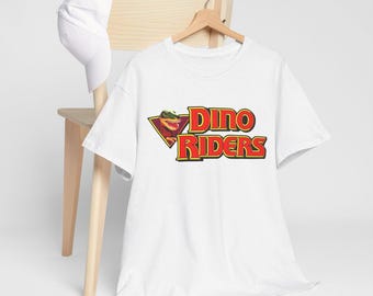 Dino Riders 80s Retro Nostalgia Unisex T-Shirt S-4XL