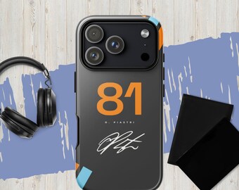 Oscar Piastri McLaren F1 iPhone Case – Formula 1 Racing Phone Cover