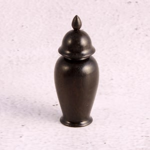 1:12 Scale African Blackwood Japanese Style Urn