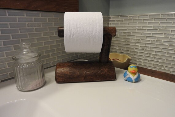 Toilet Paper Holder Countertop Horizontal Toilet Paper Etsy