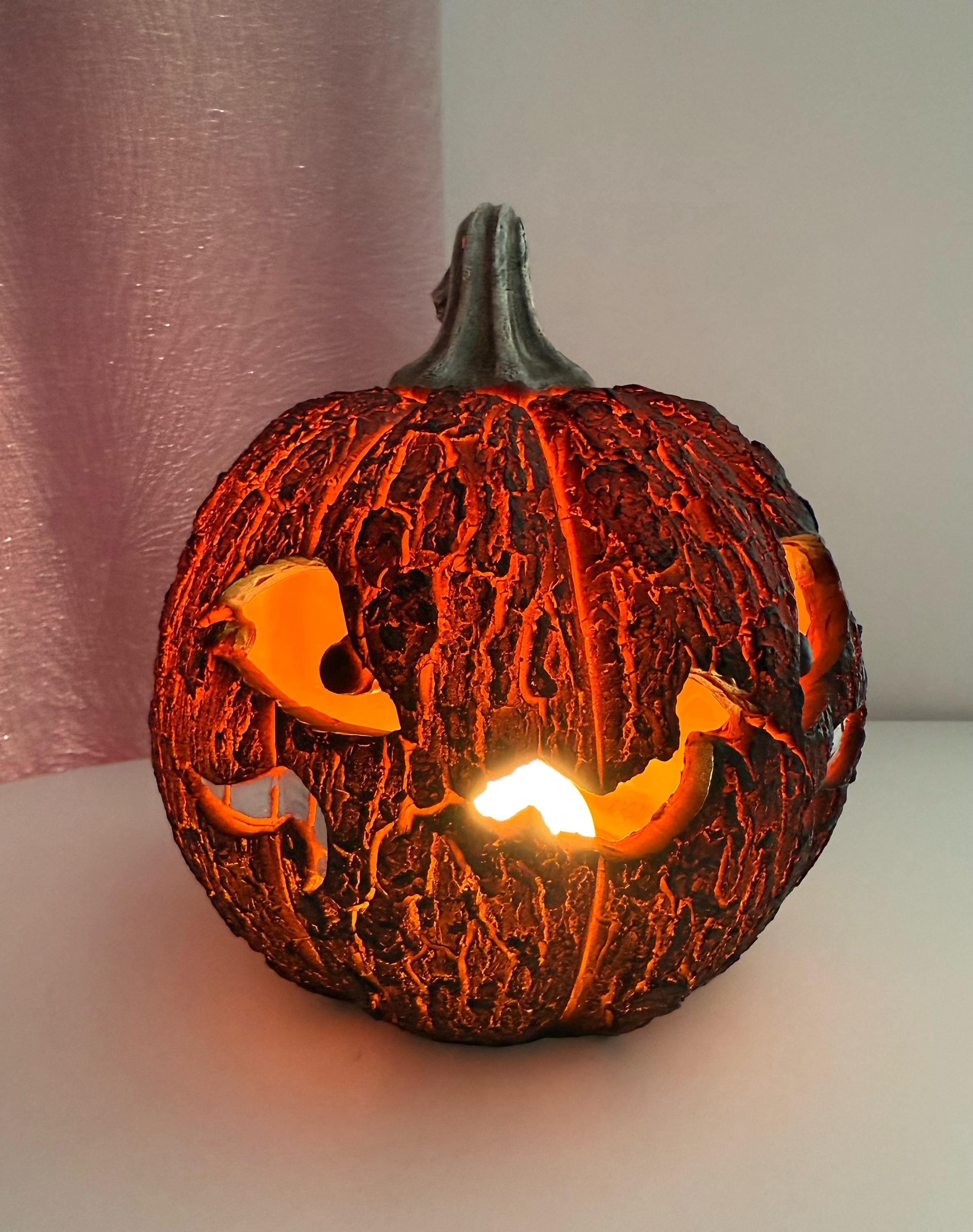 Cuillère à Mélanger Halloween Tête De Citrouille - Acier Inoxydable Noir, Pour Café, Cocktails, Desserts