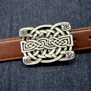 Metal Weave Pattern Belt Buckle, Durable High-Quality Buckle, Elegant Accessory for Leather Belts, Buckle Gifts for Him, Belt Decor