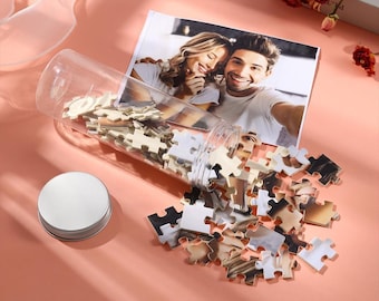 Puzzle personnalisé 30-120 pièces, Puzzle photo, Puzzle à partir de votre photo, Cadeau d'anniversaire, Cadeau pour couple, Cadeau pour la famille, Cadeaux de mariage