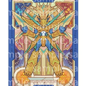 Protège-cartes Magnamon sur mesure, 60 pièces, taille standard