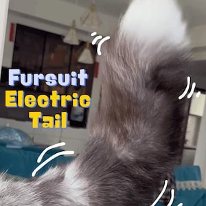 Customizable Fursuit Tail, Fursuit Remote Electric Tail, Fursuit Essential Accessories, Valentine&#39;s Day COSPLAY Gift, Couple&#39;s Gift