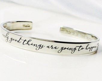 This Is Us . Only good things are going to happen today . Jack Pearson Quote . This Is Us Bracelet . #TBCO