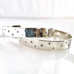 30th Birthday . 50th Birthday Gift . 40th 50th 60th Birthday Gift for Her . Birthday Jewelry . Bracelet Covered in Stars