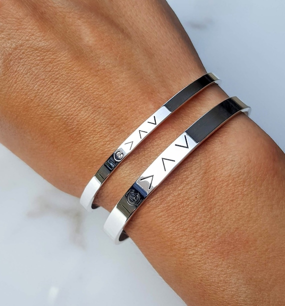 God is Greater Than the Highs and the Lows Bracelet . Solid