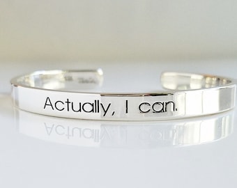 7" Solid Sterling Silver Cuff . Design Your Own Silver Bracelet . Custom Engraved Sterling Silver Cuff . TB&Co Engraved Bracelet