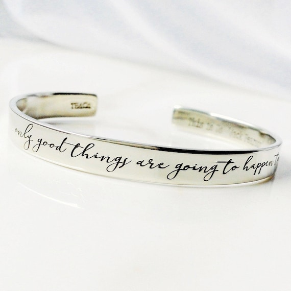 This Is Us . Only good things are going to happen today . Jack Pearson Quote . This Is Us Bracelet . #TBCO