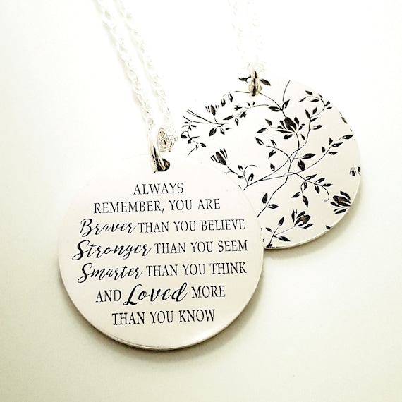 Graduation Gift For Daughter You Are Braver Than You Etsy