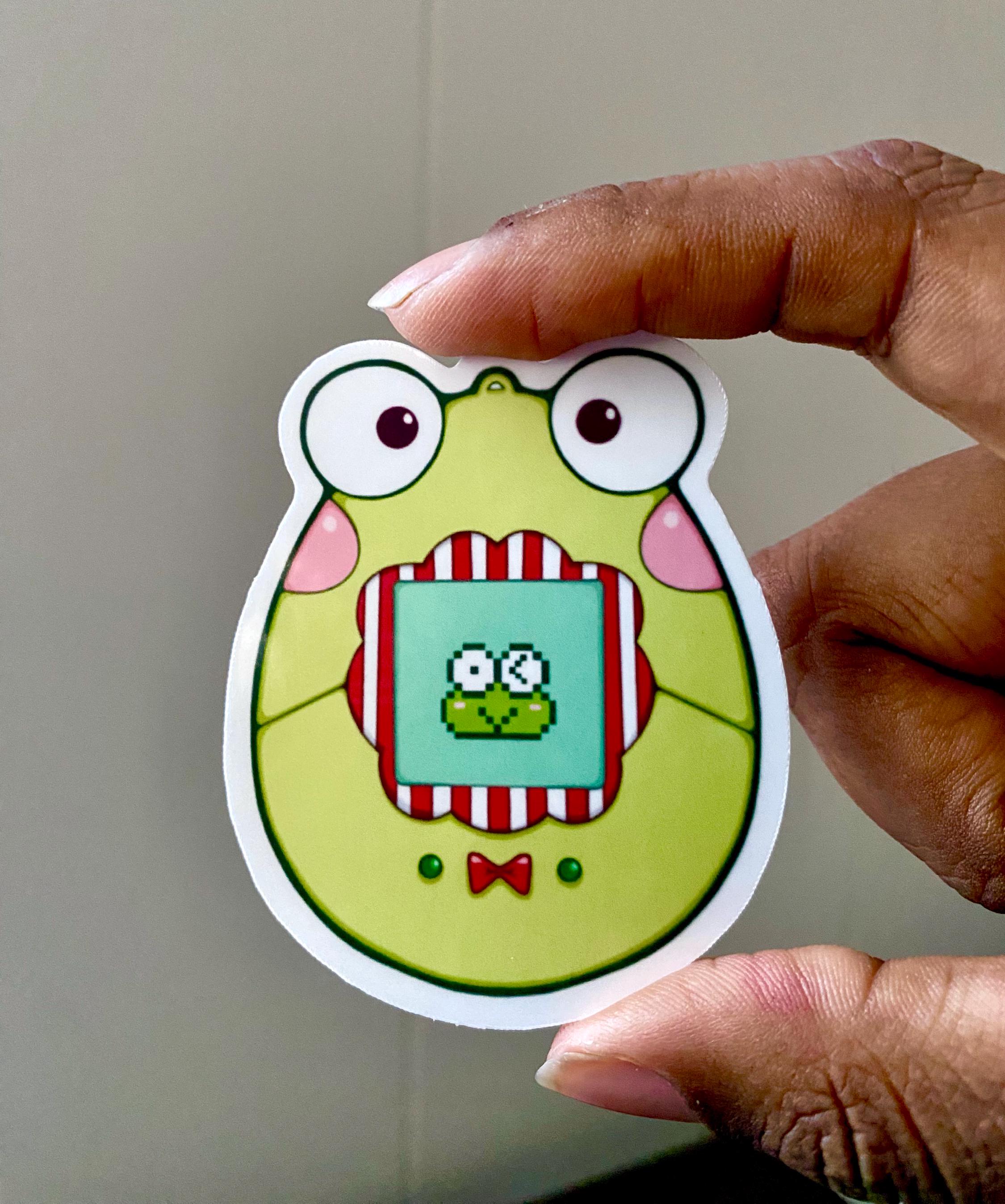 Cute Ropi Tamagotchi Frog Sticker | Kawaii 90's Style - Etsy
