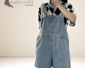 Peto Vaquero Para Hombre - Mono De Trabajo Holgado Con Tirantes Y Múltiples Bolsillos