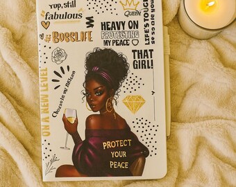 Black Girl Magic Journal: Mental Wellness, Self-Care Gift