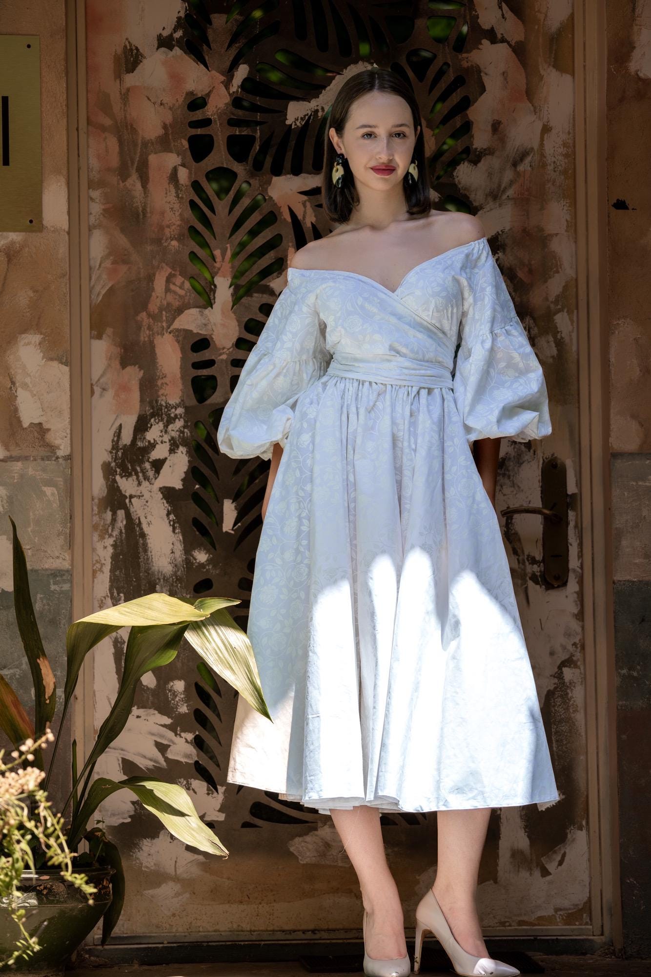 Garden Royal Tea Party Dresses Soft Pink Floral Summer Party Swing