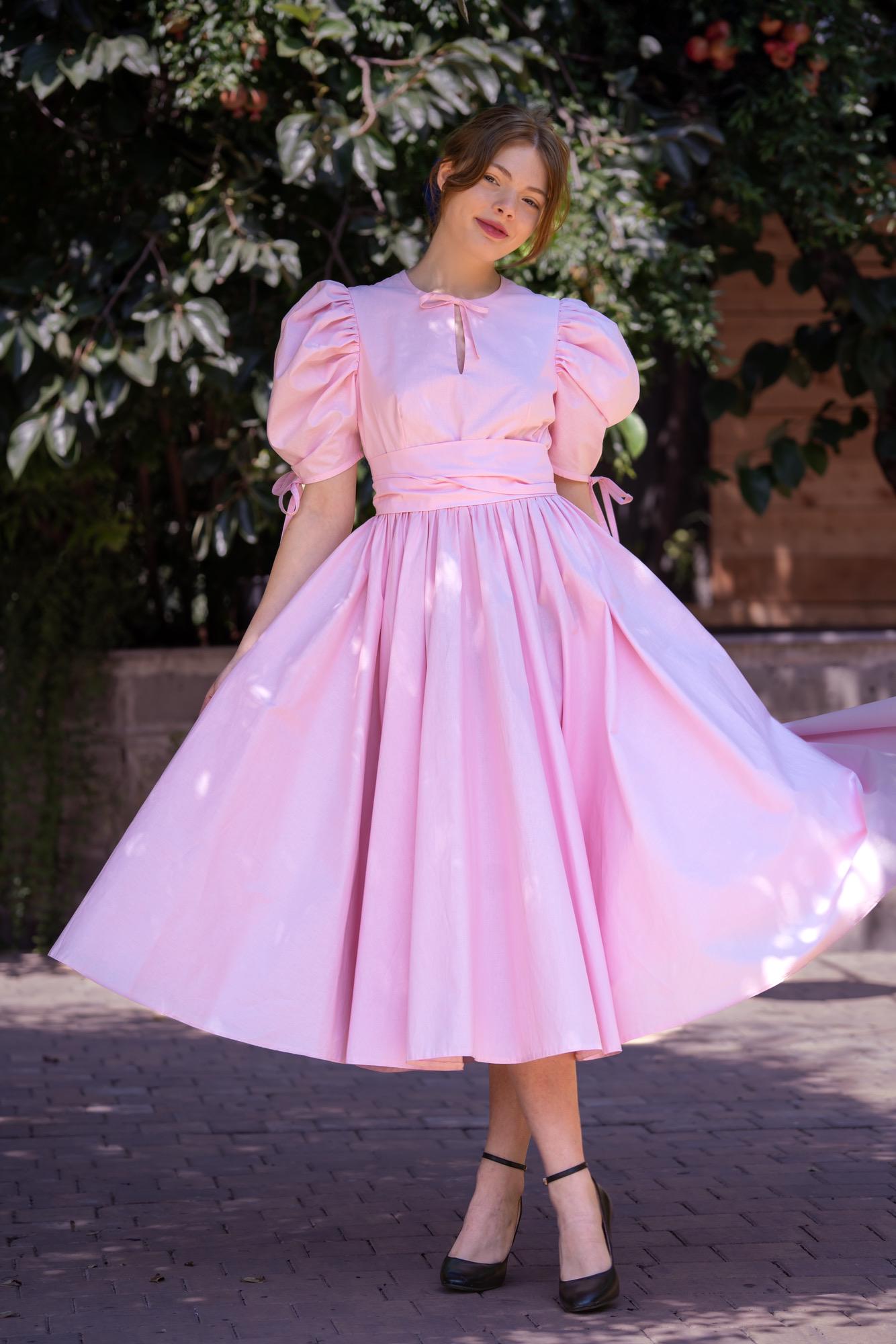 ethical pink midi dress JOIE Midi Dress
