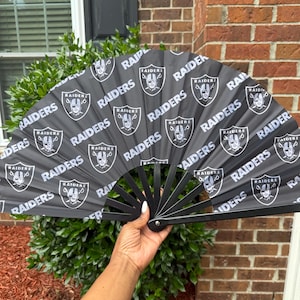 Las Vegas Raiders Folding Clack Fan | Game Day Sports Fan | NFL Clack Fan | Football Accessories | Raider Nation