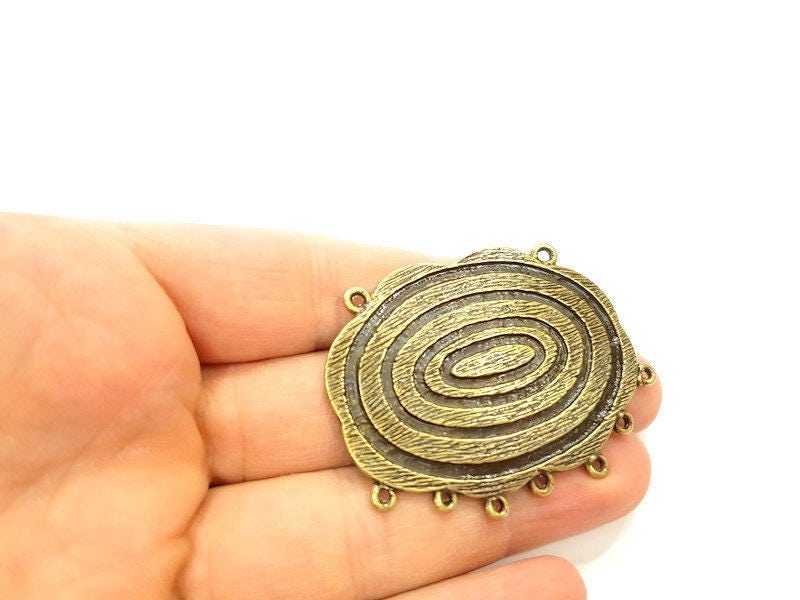 Antique Bronze Pendant Antique Bronze Medallion Pendant Etsy