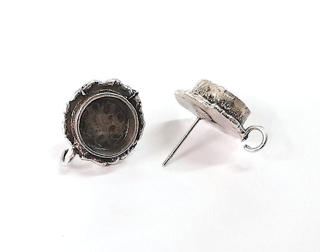 Orecchini Sparkle Ottone Con Finitura Color Argento E Cristalli - Foto 2