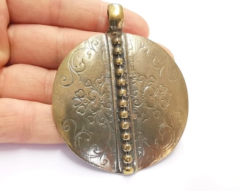 Antique Bronze Pendant Antique Bronze Plated Pendant (78x63mm)  G20160