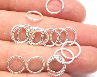 Solid Sterling Silver Jumpring (10mm) (Thickness 1mm - 18 Gauge) 925 Silver Jumpring Findings G30119