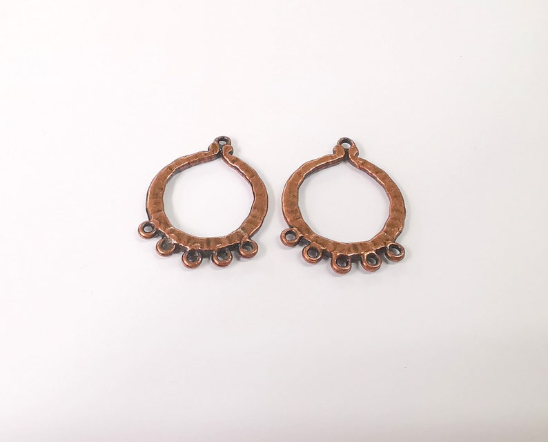 G23962 32x24mm 4 Antique copper charms connector Antique copper plated charms