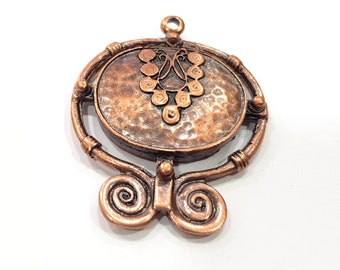 Pendentif Ancien Style Ethnique En Métal - Modèle N°105 - Occasion