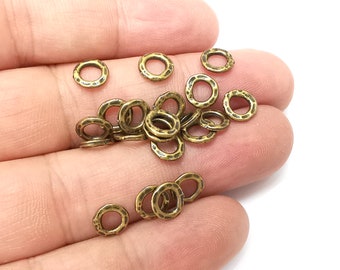 90 Perline In Pietra Naturale Da 8 Mm, Bronzo Marrone, Perline