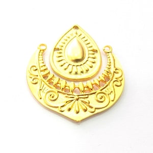 Gold Charm Set Gold Plated Charms  (42x34mm)  G12324