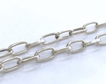 Silver Chain Antique Silver Plated Large Chain ( 12x6mm) G9558