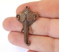 2 Elephant Charms Antique Copper Plated Charms (44x26mm)  G21485 product logo