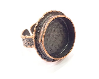 Antique Copper Bezel - Etsy