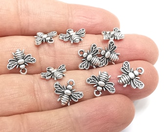 Free Ship 55 pieces Antique silver cute charms 21x18mm #1595 