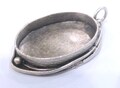 Antique Silver Plated Brass Bezel Settings , Mountings , Findings (30x22 mm) G12149