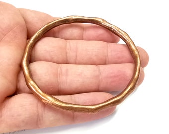 Big Circle Findings Antique Copper Plated Findings (72mm)  G28427