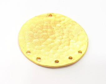 Gold Plated Connector Gold Plated Brass Charms (30mm)  G8903