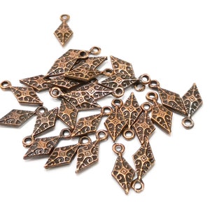 Copper Charm Antique Copper Charm (15x6mm) G17014