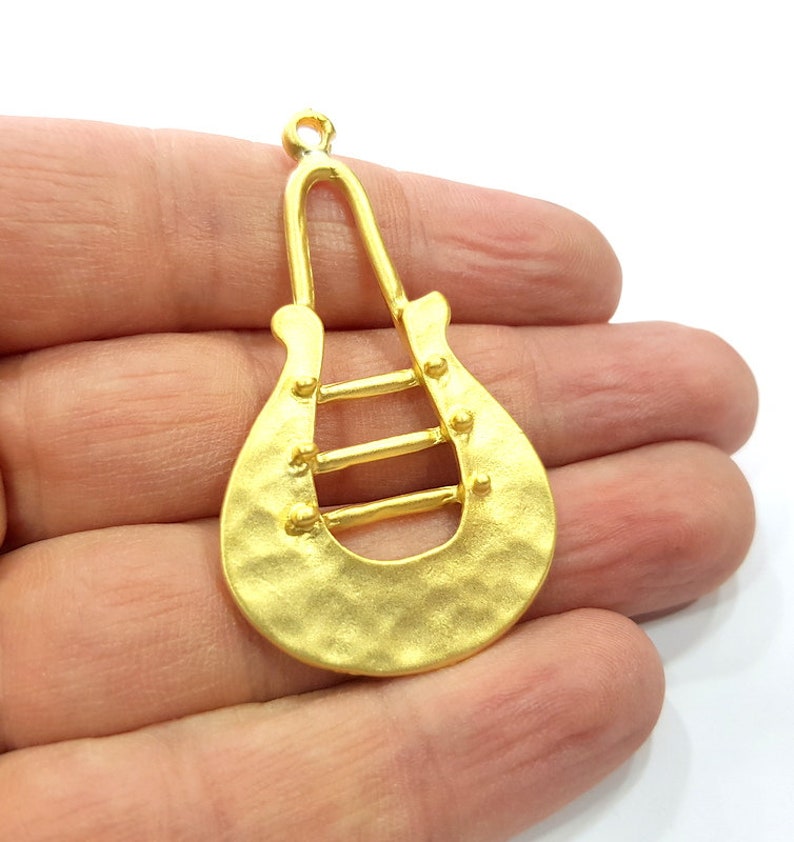Gold Charms Gold Plated Charms 53x31mm G16139 Etsy